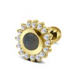 Laborite with CZ Ear Piercing TIP-2808